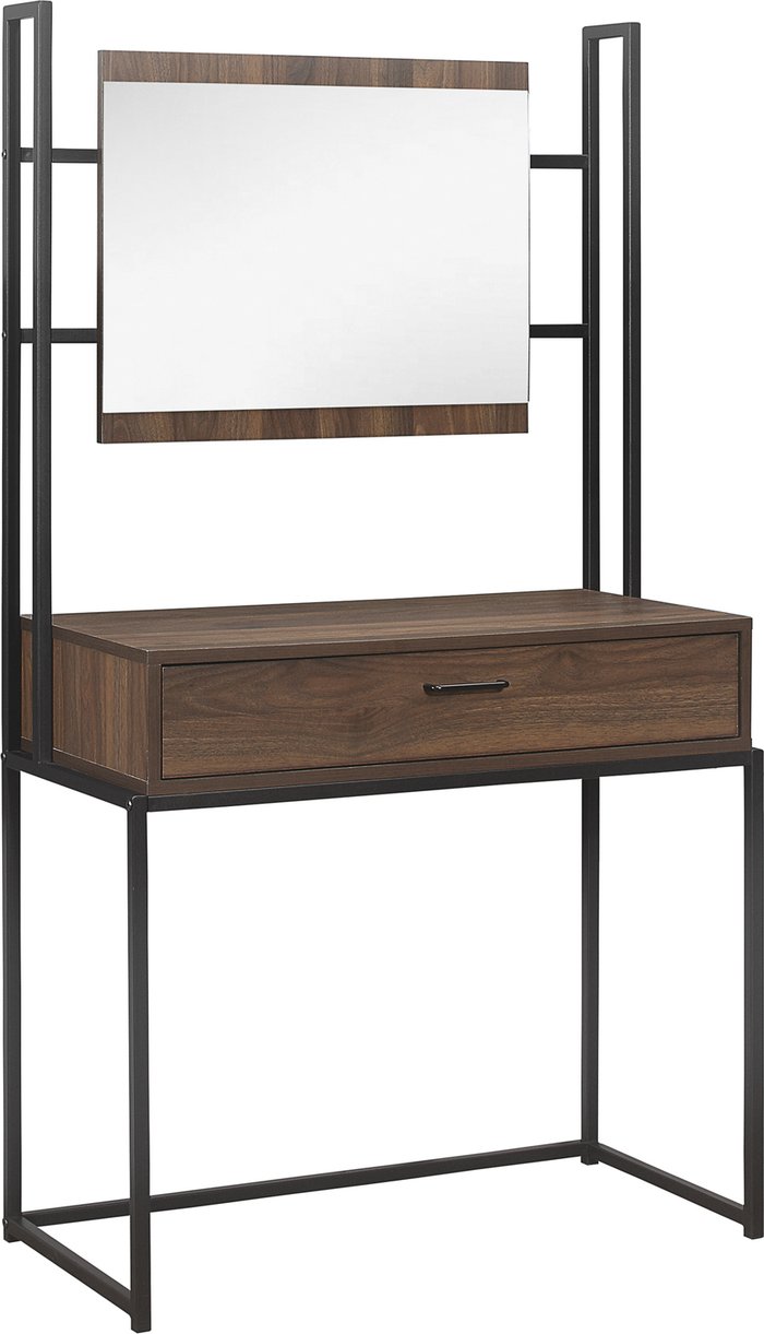 The Range | Birlea Birlea Houston Dressing Table & Mirror Walnut Birlea Birlea Houston Dressing Table & Mirror Walnut