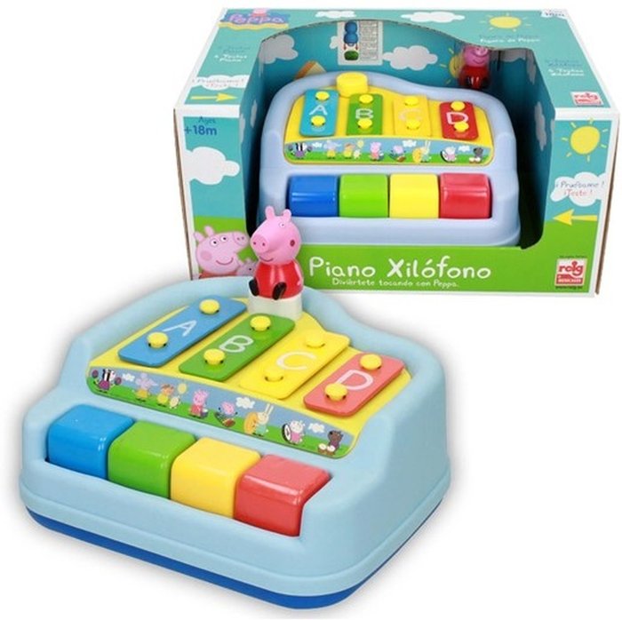 The Range | REIG Peppa Pig Musical Xylophone Keyboard - Blue REIG Peppa Pig Musical Xylophone Keyboard - Blue