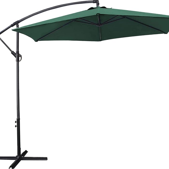 The Range | Groundlevel Groundlevel 3M Banana Garden Parasol - Green Groundlevel Groundlevel 3M Banana Garden Parasol - Green
