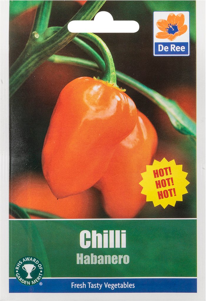 The Range | De Ree Chilli Habanero Seed Packet De Ree Chilli Habanero Seed Packet