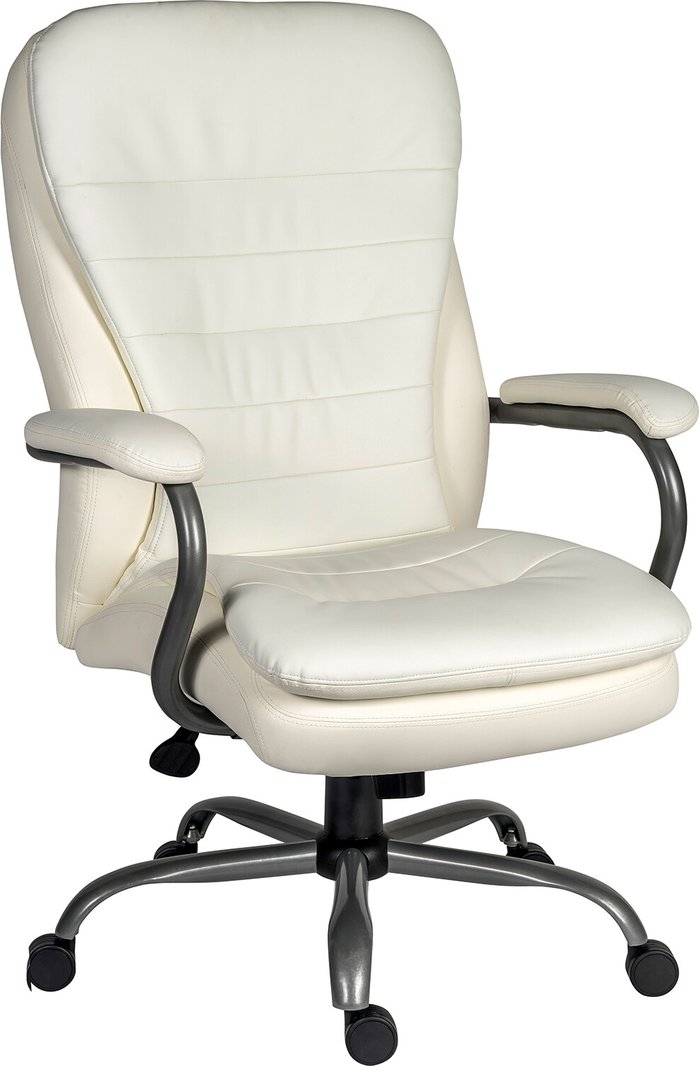 The Range | TEKNIK TEKNIK Goliath 6988 Bonded Leather Tilting Executive Chair - White TEKNIK TEKNIK Goliath 6988 Bonded Leather Tilting Executive Chair - White