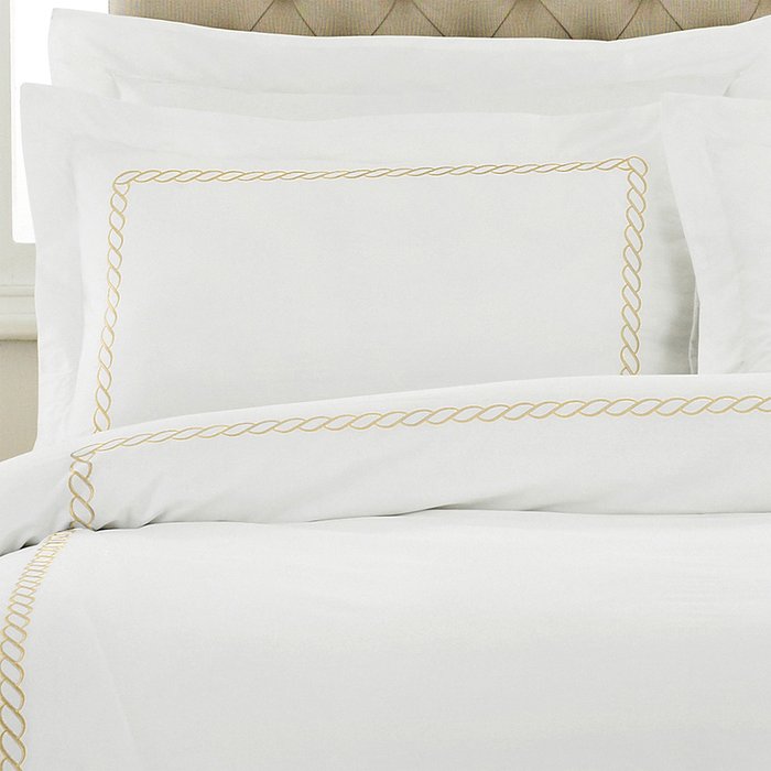 The Range | Paoletti Paoletti Cleopatra 200 Thread Count Oxford Pillowcase Cotton Gold Paoletti Paoletti Cleopatra 200 Thread Count Oxford Pillowcase Cotton Gold