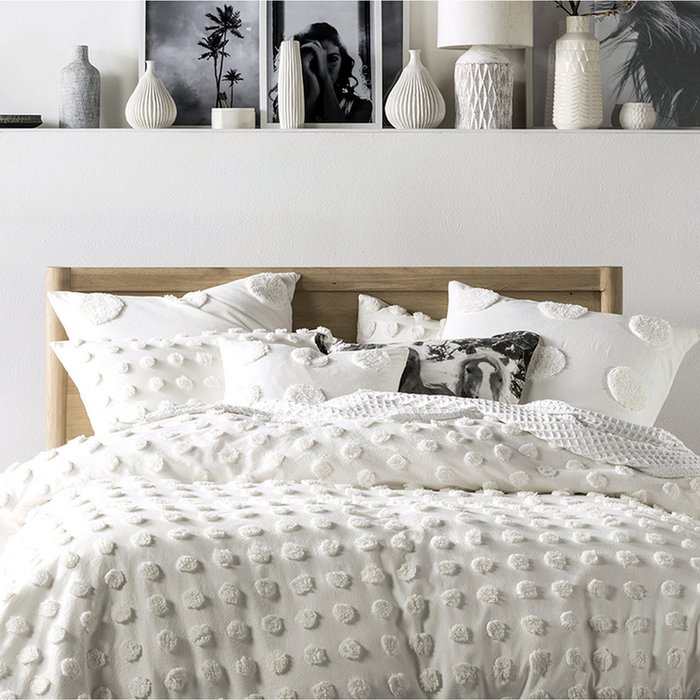 The Range | Linen House Linen House Haze Pillowcase Pair Cotton White Linen House Linen House Haze Pillowcase Pair Cotton White