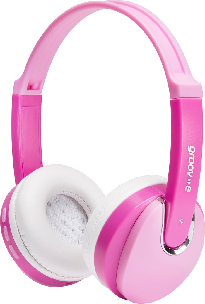 The Range | GROOV-E GROOV-E KIDZ Wireless Bluetooth Kids Headphones - Pink GROOV-E GROOV-E KIDZ Wireless Bluetooth Kids Headphones - Pink