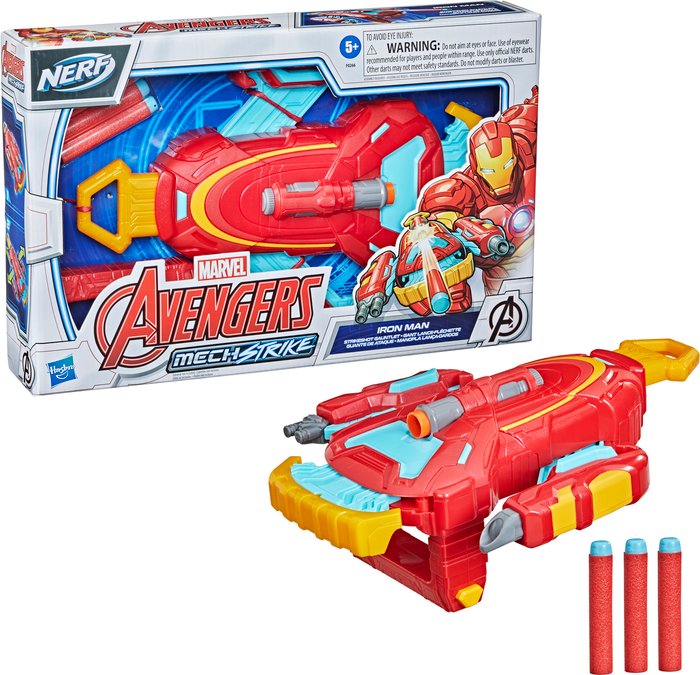 The Range | NERF Avengers MECH Strike Iron Man Strikeshot Gauntlet - Nerf NERF Avengers MECH Strike Iron Man Strikeshot Gauntlet - Nerf