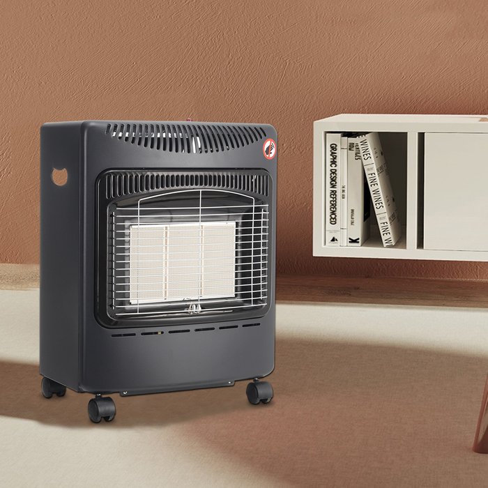 The Range | Livingandhome Portable Fire Calor Gas Space Heater Ceramic Warmer - Black / 55cm Livingandhome Portable Fire Calor Gas Space Heater Ceramic Warmer - Black / 55cm