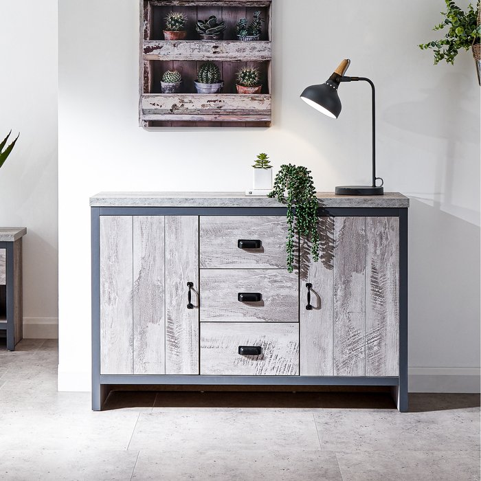 The Range | GFW Boston Sideboard Grey GFW Boston Sideboard Grey