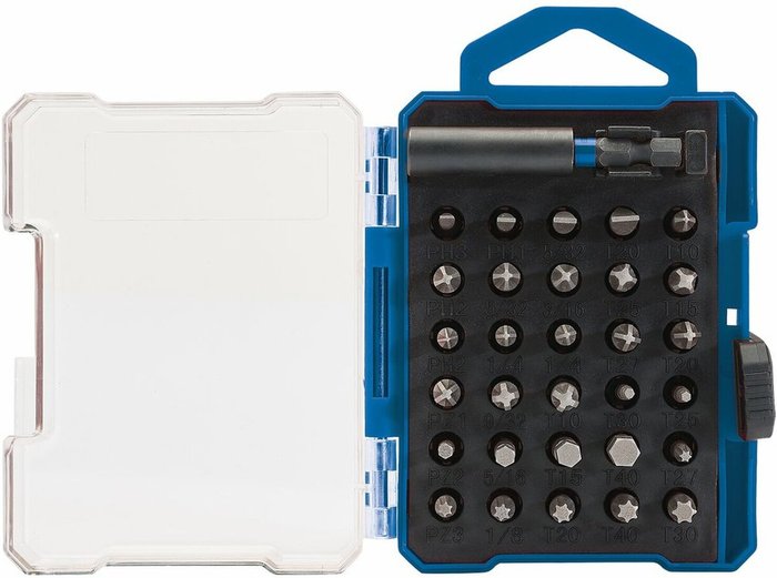 The Range | Draper Draper Expert Impact Screwdriver Bit Set (31 Piece) - Black Draper Draper Expert Impact Screwdriver Bit Set (31 Piece) - Black