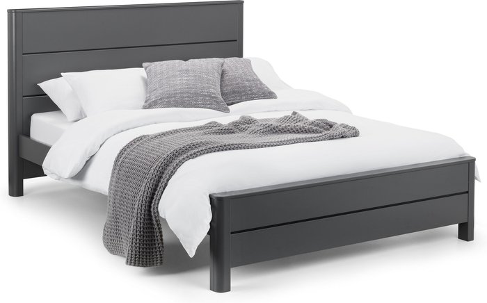 The Range | Julian Bowen Chloe King Size Bed - Storm Grey Julian Bowen Chloe King Size Bed - Storm Grey