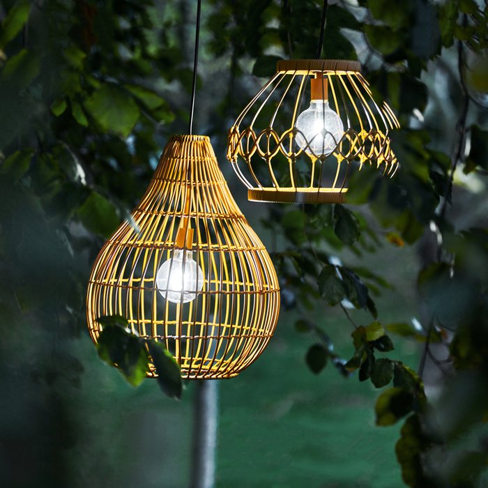 The Range | Teamson Home Teamson Home Solar Powered Wicker Pendant Light with Remote Control Brown Teamson Home Teamson Home Solar Powered Wicker Pendant Light with Remote Control Brown