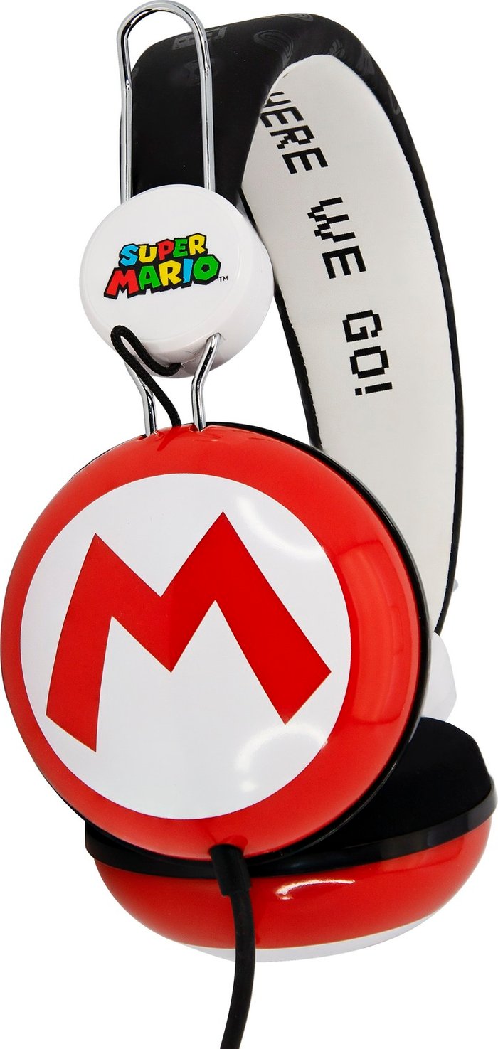 The Range | OTL OTL SM0654 Super Mario Kids Headphones - Red & Black OTL OTL SM0654 Super Mario Kids Headphones - Red & Black
