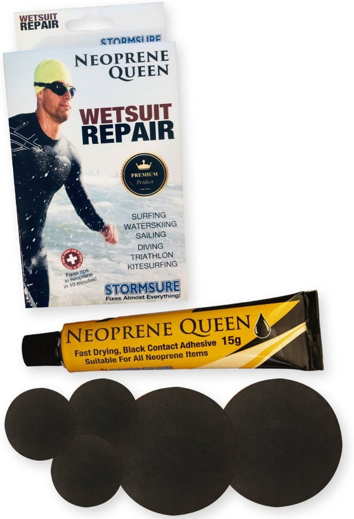 The Range | Stormsure Premium Neoprene Queen Wetsuit Repair Kit - New Improved Formula - Black Stormsure Premium Neoprene Queen Wetsuit Repair Kit - New Improved Formula - Black