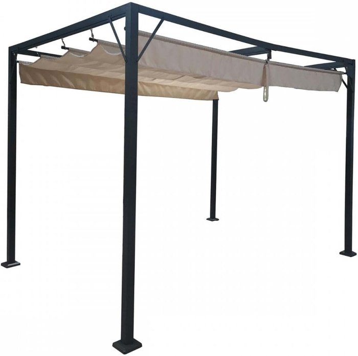 The Range | Airwave Airwave Manhattan Gazebo with Retractable Roof Airwave Airwave Manhattan Gazebo with Retractable Roof