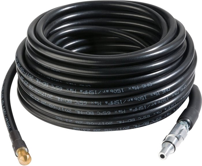The Range | Arebos Pipe cleaning hose Gutter cleaning hose with Lavor connection - Black Arebos Pipe cleaning hose Gutter cleaning hose with Lavor connection - Black