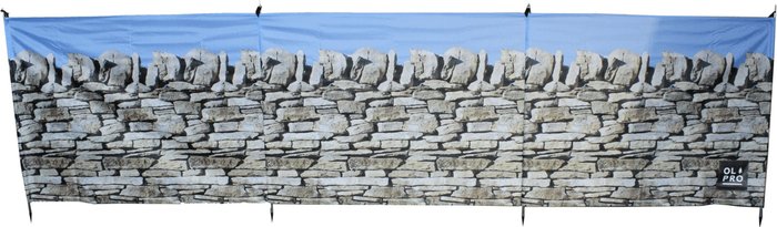 The Range | Olpro Stone Wall Compact Windbreak - Stone / 4 Olpro Stone Wall Compact Windbreak - Stone / 4