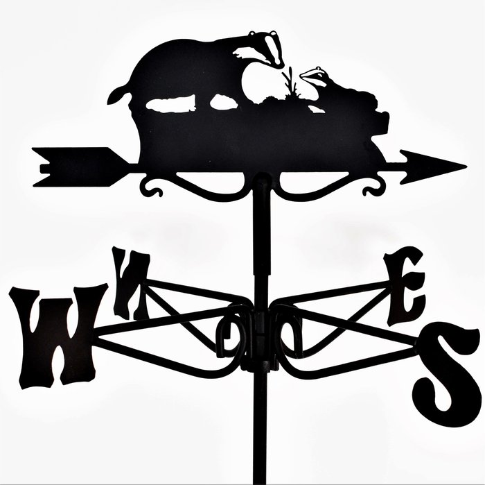The Range | Espira Badger Black Weathervane - Black Espira Badger Black Weathervane - Black