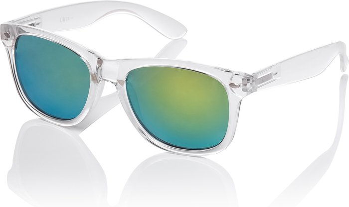 The Range | Ultra Clear Frame Adults Transparent Sunglasses - Yellow Ultra Clear Frame Adults Transparent Sunglasses - Yellow