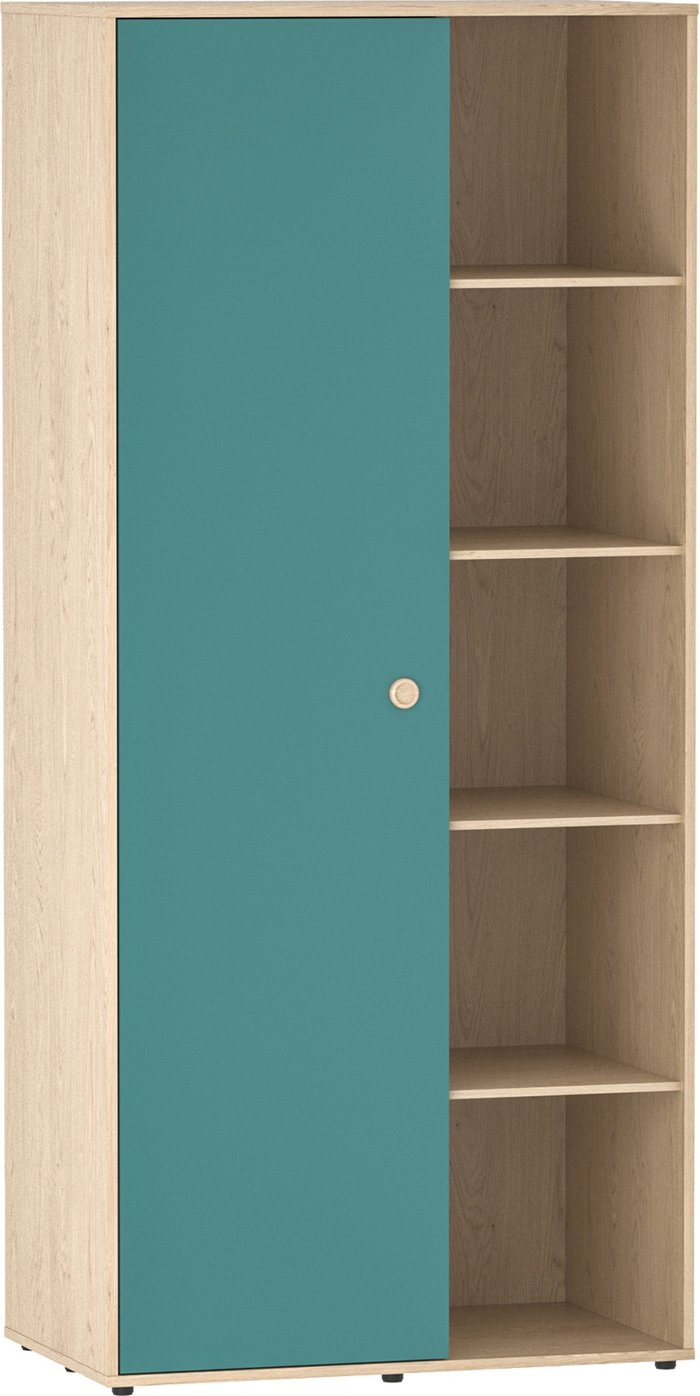 The Range | Neptune 5 Drawer Chest - White and Oak Neptune 5 Drawer Chest - White and Oak