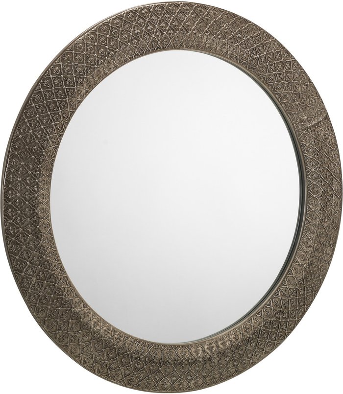 The Range | Julian Bowen Cadence Wall Mirror - Pewter / 80cm Julian Bowen Cadence Wall Mirror - Pewter / 80cm