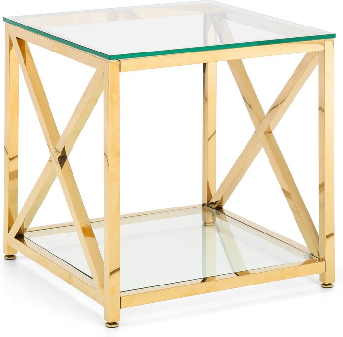 The Range | Julian Bowen Miami Lamp Table - Gold Julian Bowen Miami Lamp Table - Gold