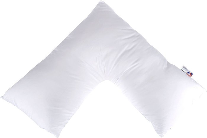 The Range | Homescapes Homescapes Luxury Pregnancy Neck Support Microfibre Maternity V Pillow - White Homescapes Homescapes Luxury Pregnancy Neck Support Microfibre Maternity V Pillow - White