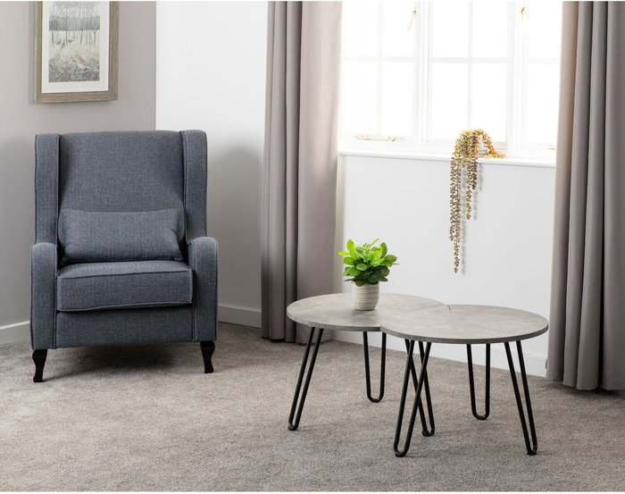 The Range | Seconique Athens Duo Coffee Table Set - Concrete Seconique Athens Duo Coffee Table Set - Concrete