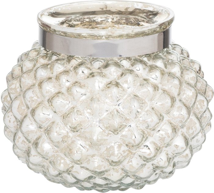 The Range | Hill The Lustre Collection Silver Small Combe Candle Holder Hill The Lustre Collection Silver Small Combe Candle Holder