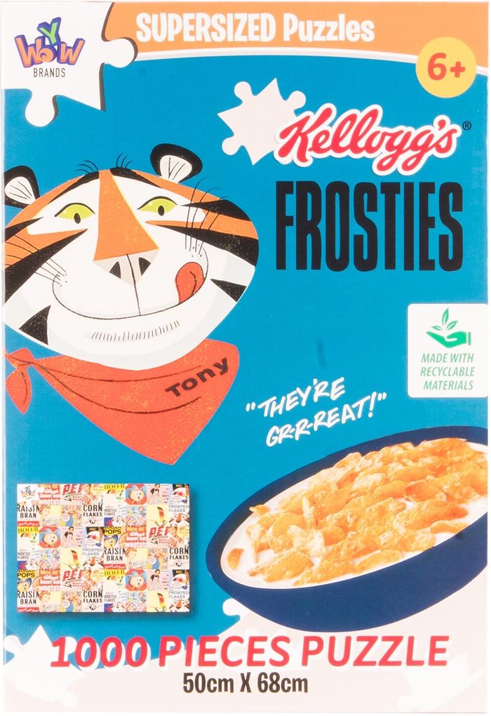 The Range | Kelloggs 1000-Piece Supersized Kelloggs Frosties Puzzle Kelloggs 1000-Piece Supersized Kelloggs Frosties Puzzle