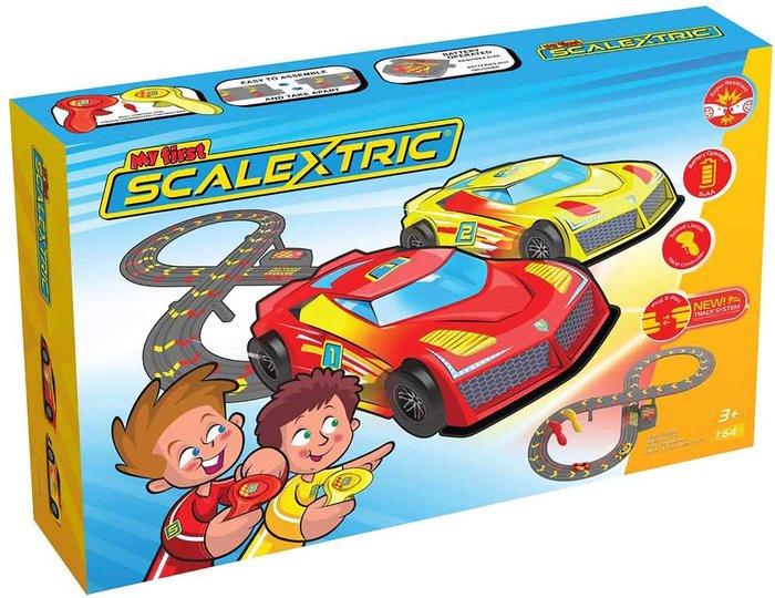 The Range | Scalextric My First Scalextric Car Set Battery Powered Race Set - Black Scalextric My First Scalextric Car Set Battery Powered Race Set - Black