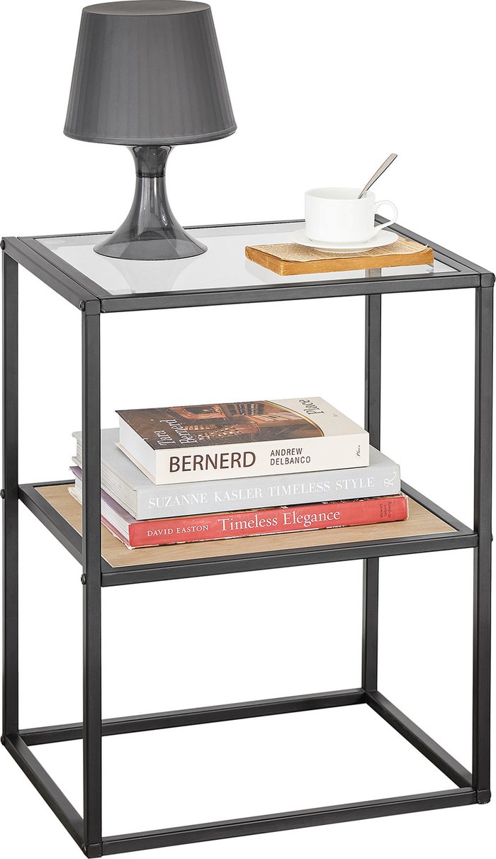The Range | SoBuy SoBuy 2 Tiers Side Table - Black SoBuy SoBuy 2 Tiers Side Table - Black