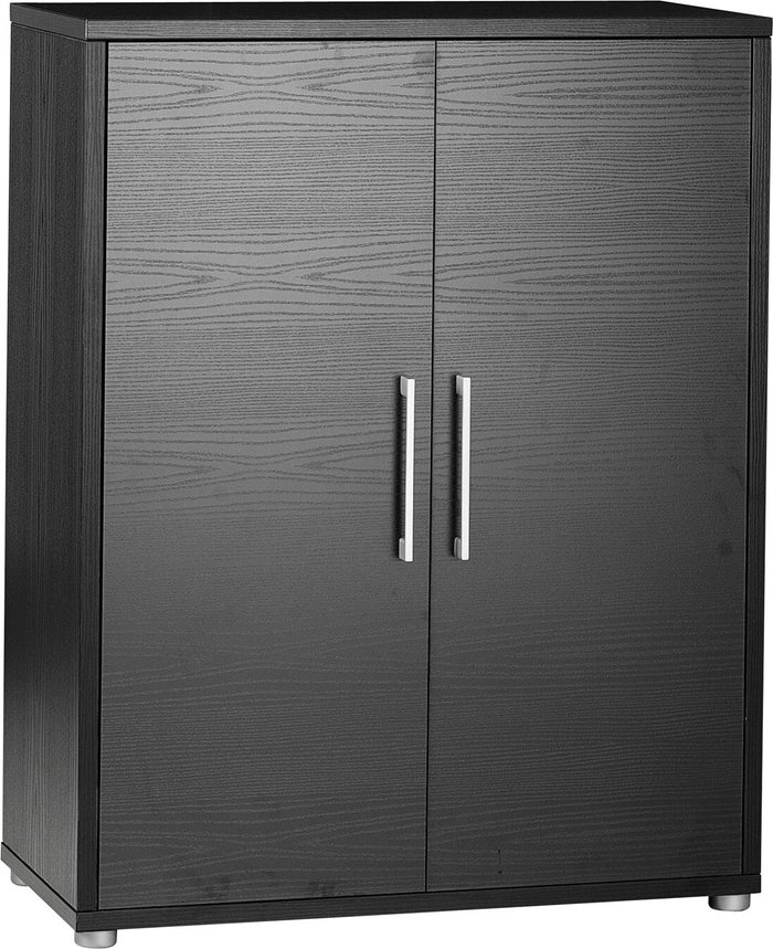 The Range | Furniture To Go Prima 2-Shelf 2-Door Bookcase - Black Furniture To Go Prima 2-Shelf 2-Door Bookcase - Black