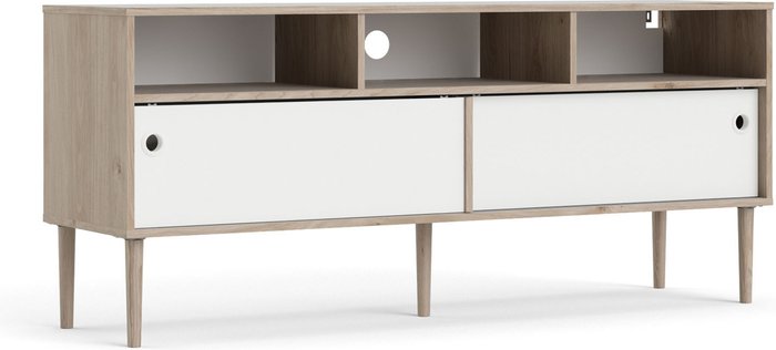 The Range | Furniture To Go Rome 2-Sliding Door TV-Unit - White Furniture To Go Rome 2-Sliding Door TV-Unit - White