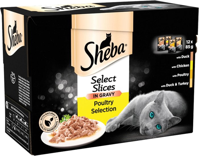 The Range | Sheba Sheba Select Slices in Gravy - 12 / Poultry Sheba Sheba Select Slices in Gravy - 12 / Poultry