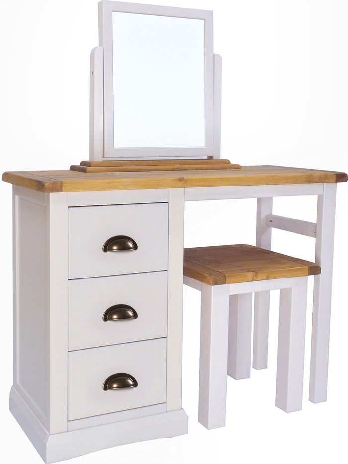 The Range | Cabinet Bits Loreo 3 Drawer Dressing Table Set - Grey / Brass Cup Cabinet Bits Loreo 3 Drawer Dressing Table Set - Grey / Brass Cup