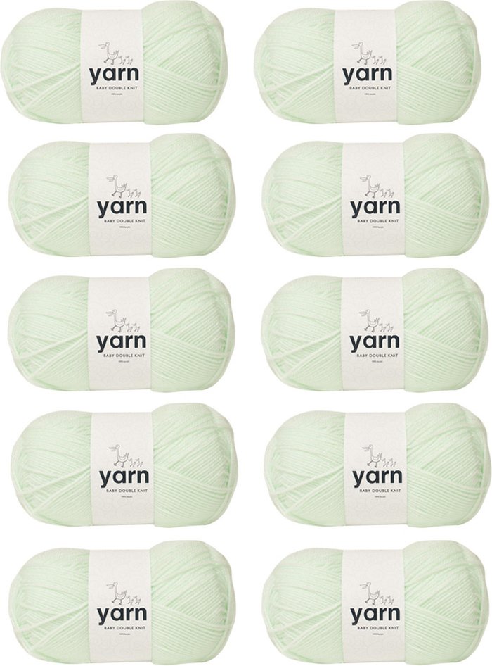 The Range | Korbond Korbond Baby Yarn 10 x 100g Pack - Mint - Mint Korbond Korbond Baby Yarn 10 x 100g Pack - Mint - Mint