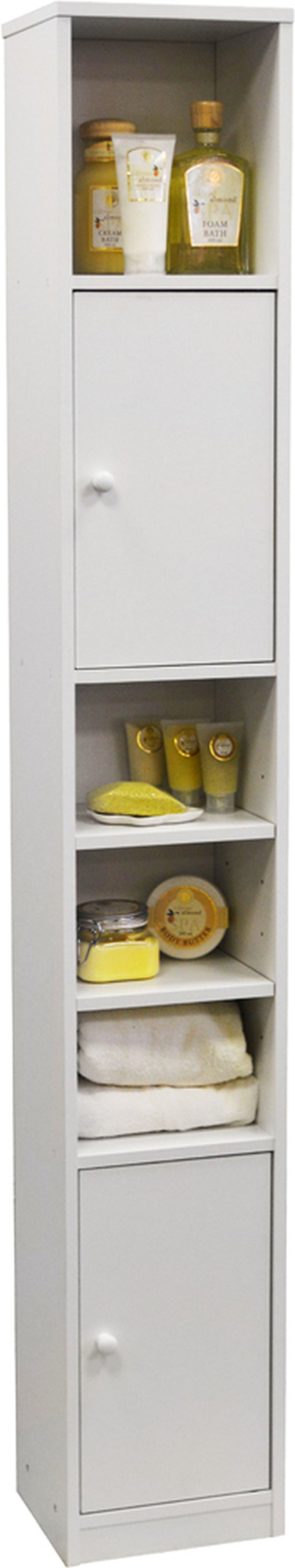 The Range | Techstyle Techstyle Jamerson Large Tall Tower Storage Cupboard With Shelves White Techstyle Techstyle Jamerson Large Tall Tower Storage Cupboard With Shelves White