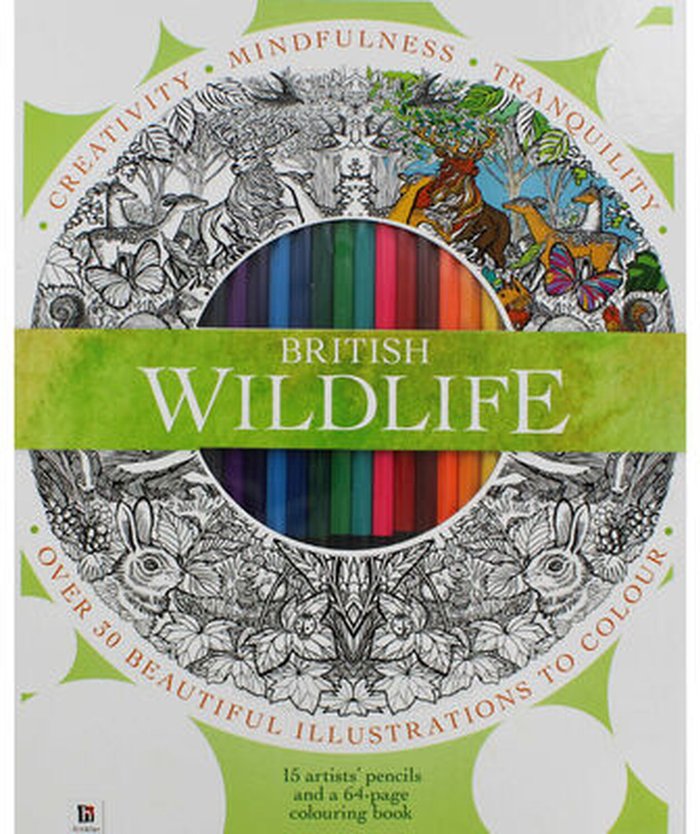 The Range | Hinkler Zen Colouring Kit British Wildlife Hinkler Zen Colouring Kit British Wildlife