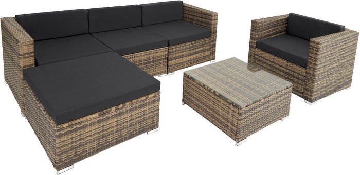 The Range | TECTAKE Tectake Rattan Garden Furniture Milano - Cream TECTAKE Tectake Rattan Garden Furniture Milano - Cream