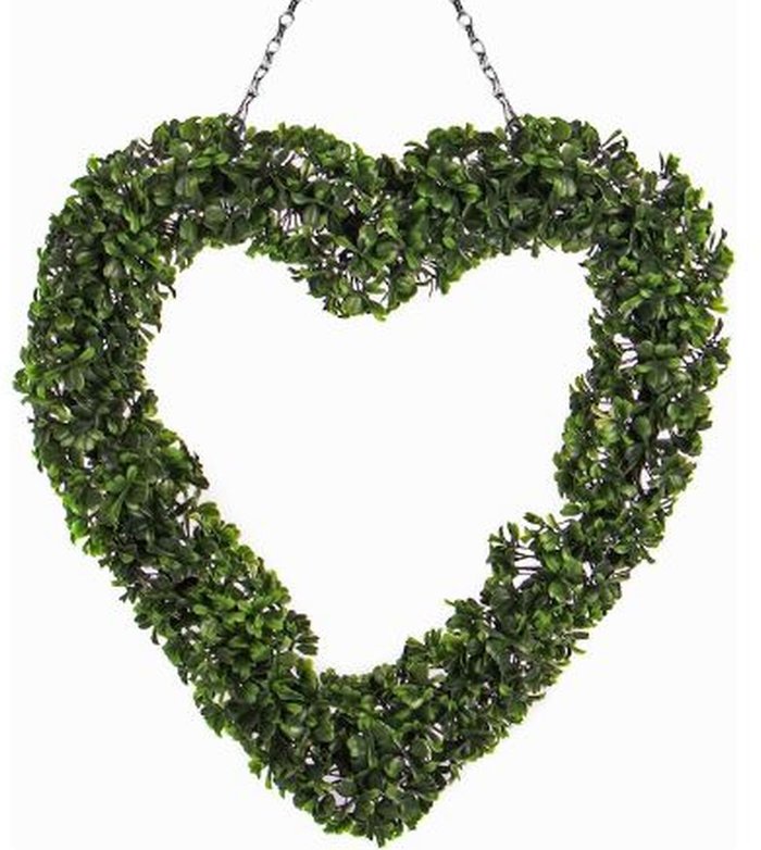 The Range | Pukkr Topiary Heart Wreath - Green Pukkr Topiary Heart Wreath - Green