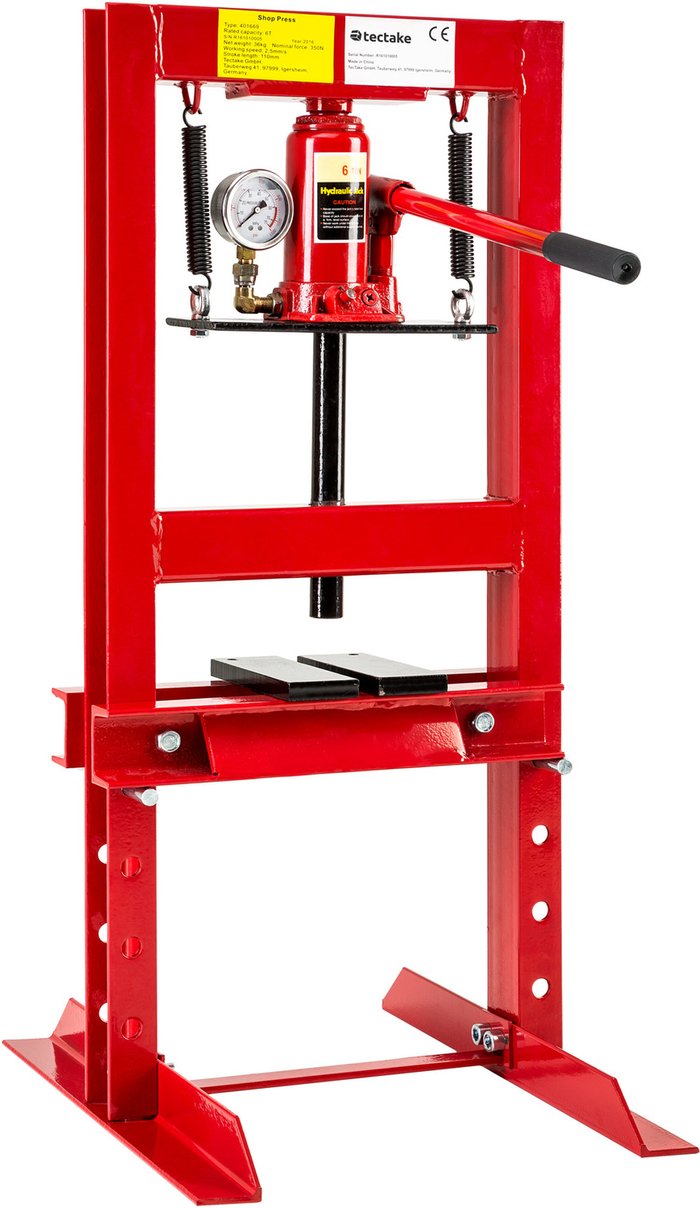 The Range | TECTAKE Hydraulic Press 6T - Red TECTAKE Hydraulic Press 6T - Red