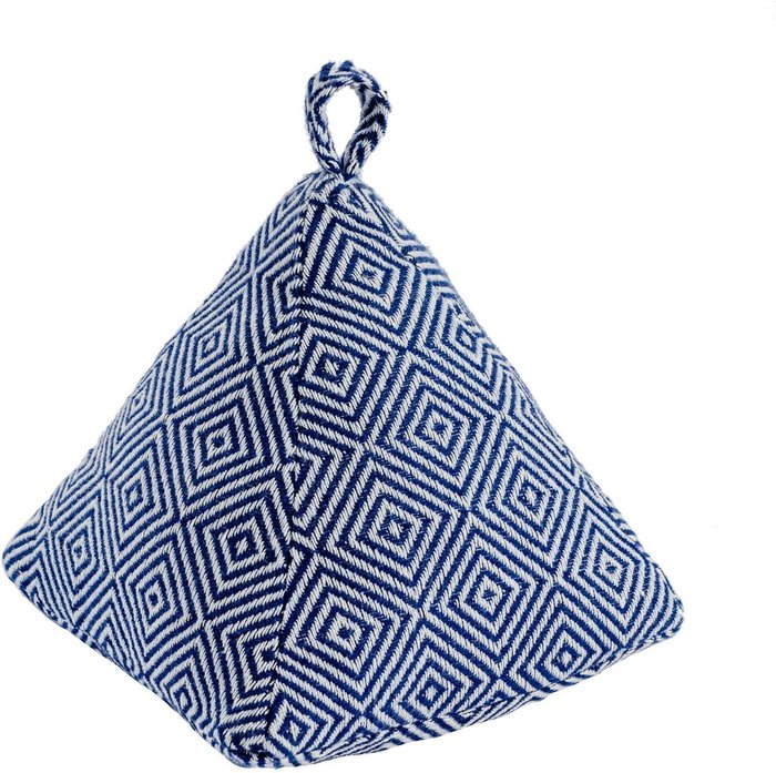 The Range | Nicola Spring 20cm Chevron Door Stop - Blue Nicola Spring 20cm Chevron Door Stop - Blue