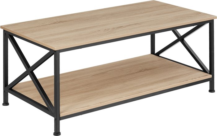 The Range | TECTAKE TecTake Pittsburgh Coffee Table - Brown TECTAKE TecTake Pittsburgh Coffee Table - Brown