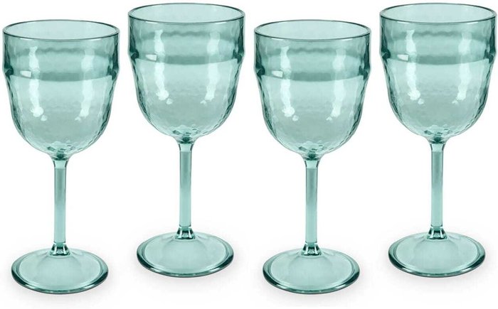 The Range | Tower Tower Fresco Reusable Plastic Wine Glasses Set of 4 - 400ml Tower Tower Fresco Reusable Plastic Wine Glasses Set of 4 - 400ml