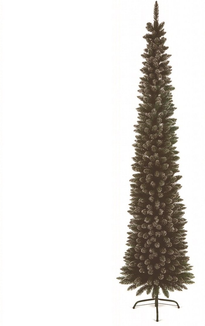 The Range | Ambassador 2M Flocked Pencil Pine Tree - Green Ambassador 2M Flocked Pencil Pine Tree - Green