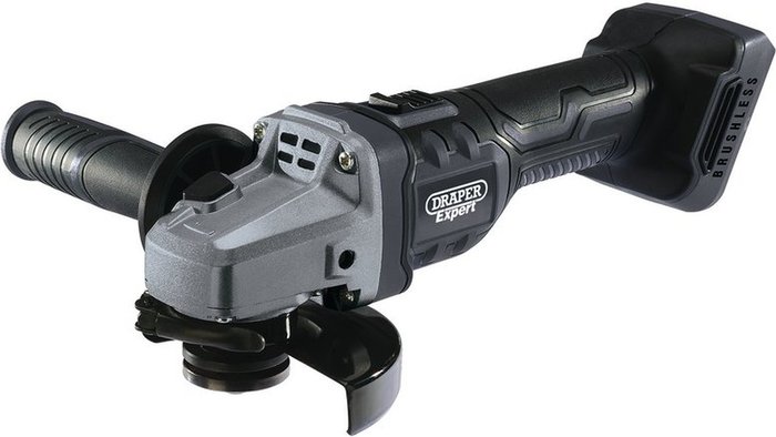 The Range | Draper Draper XP20AG115 20v Cordless Brushless Angle Grinder 115mm No Batteries No Charger No Case Draper Draper XP20AG115 20v Cordless Brushless Angle Grinder 115mm No Batteries No Charger No Case