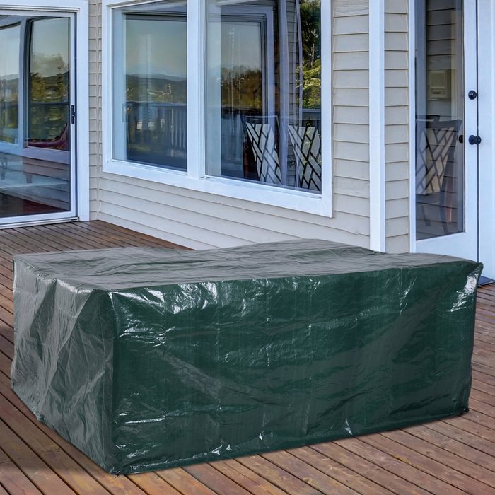 The Range | Outsunny Large Waterproof Patio Set Cover - Dark Green Outsunny Large Waterproof Patio Set Cover - Dark Green