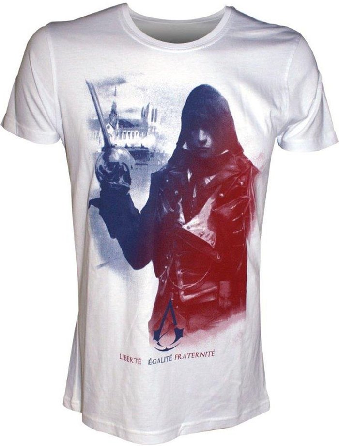The Range | ASSASSIN'S CREED ASSASSIN'S CREED Unity Arno T-Shirt, Small - TS178910ASC-S - White ASSASSIN'S CREED ASSASSIN'S CREED Unity Arno T-Shirt, Small - TS178910ASC-S - White