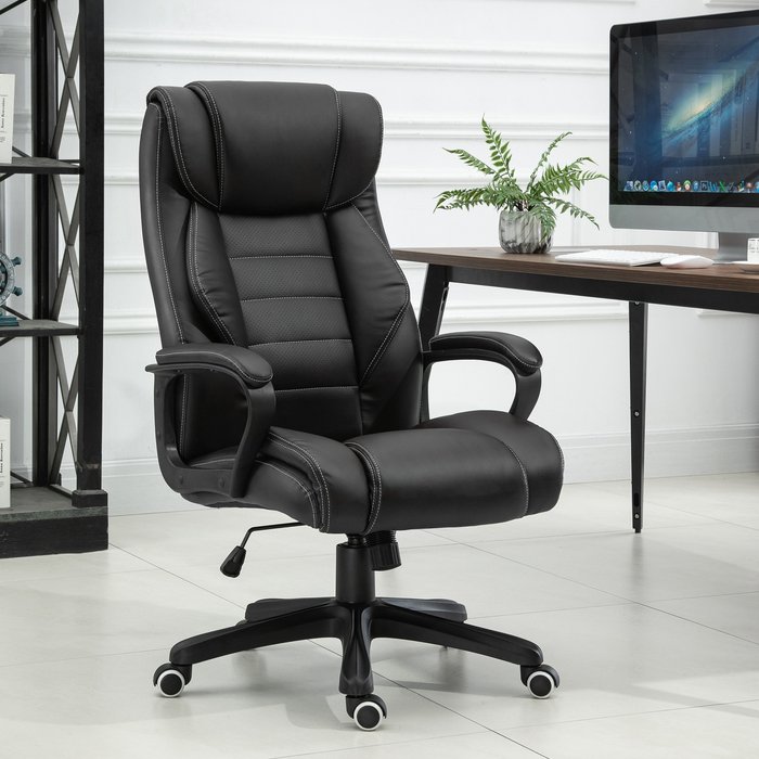 The Range | Vinsetto High Back 6 Points Vibration Massage Office Chair - Black Vinsetto High Back 6 Points Vibration Massage Office Chair - Black