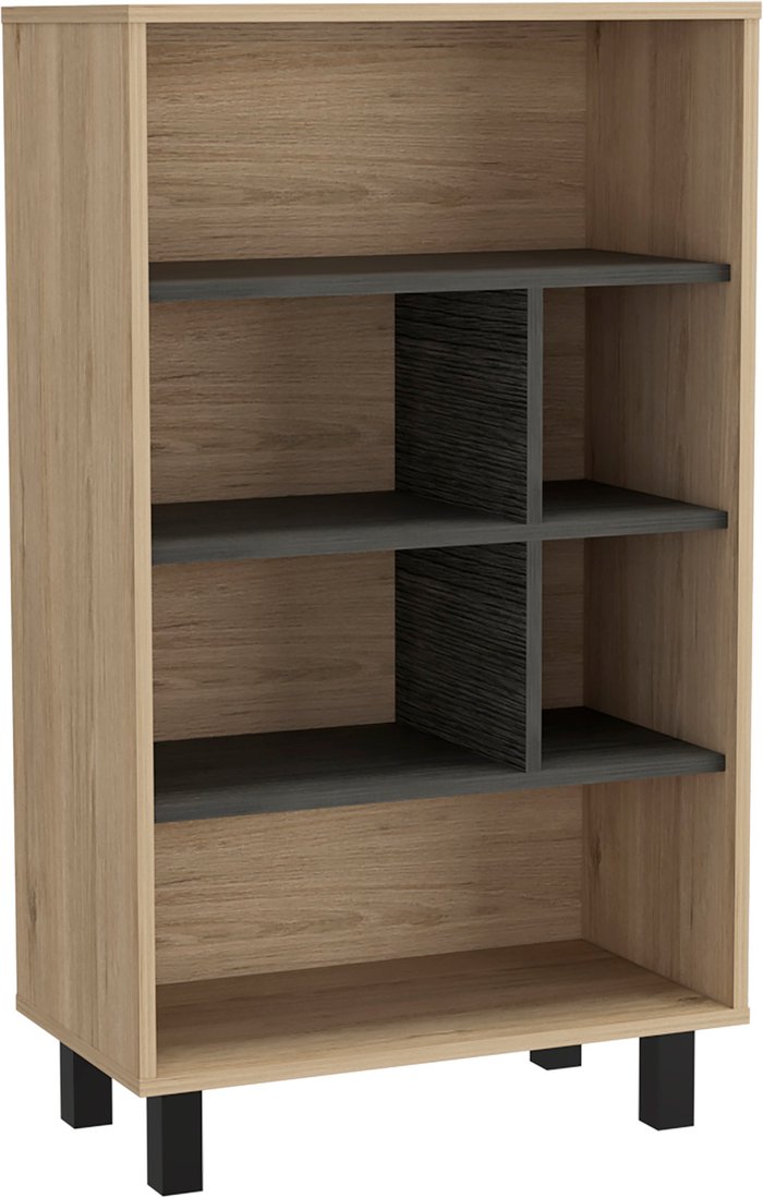 The Range | Core Products Ltd Harvard display bookcase - Washed oak with grey Core Products Ltd Harvard display bookcase - Washed oak with grey