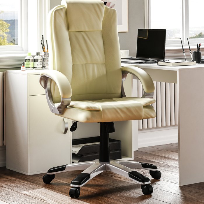 The Range | Charlton Office Chair - Cream Charlton Office Chair - Cream
